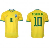Dres Brazília Neymar Jr #10 Domáci MS 2022 Krátky Rukáv